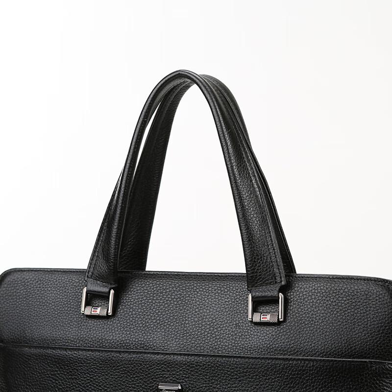 Simoer First-Layer Cowhide Business Briefcase