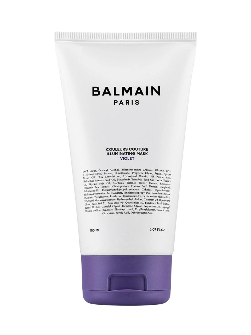 Balmain Professionnel, Couleurs Couture, Maska Koloryzująca do Włosów, Rozświetlająca, Fioletowa, 150 ml