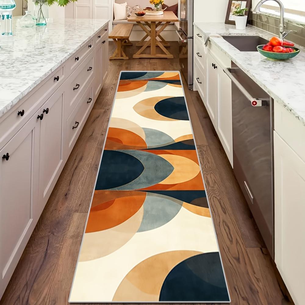 VIKAMA Modern Style Runner Rug Easy-Clean Kitchen Rug Doormat Welcome Mat  Large Area Rugs Rug For Bedroom Live Room Home De