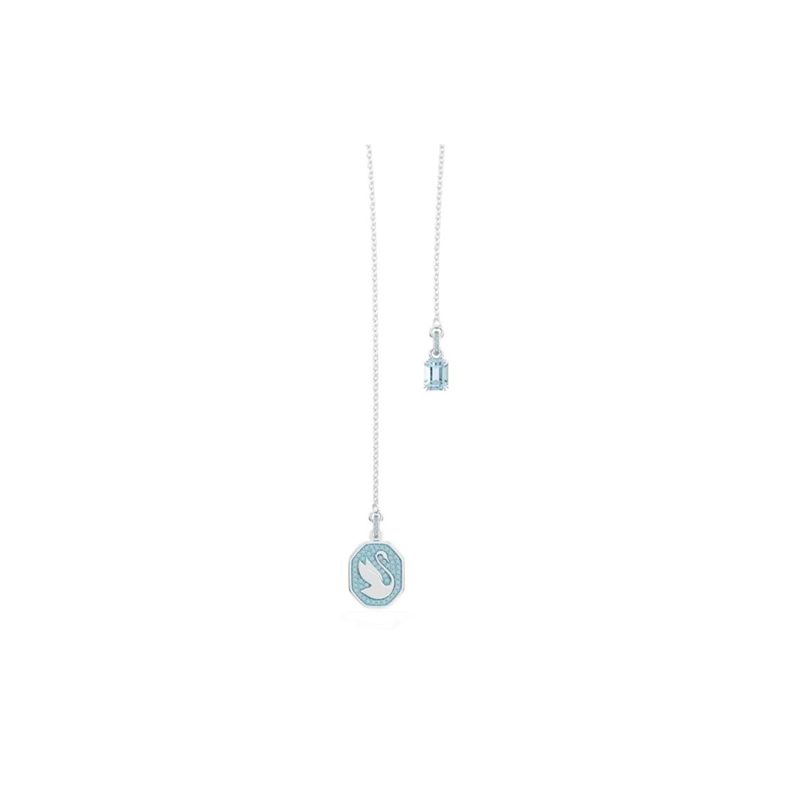 

Swarovski Swan Fashion Versatile Exquisite Silver Necklace Women necklace 5628544 Box (Random Color)