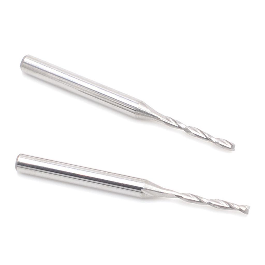2 Flute Spiral End Mill Robust Incisive High Efficiency Wear Proof Tungsten Steel Milling Cutter