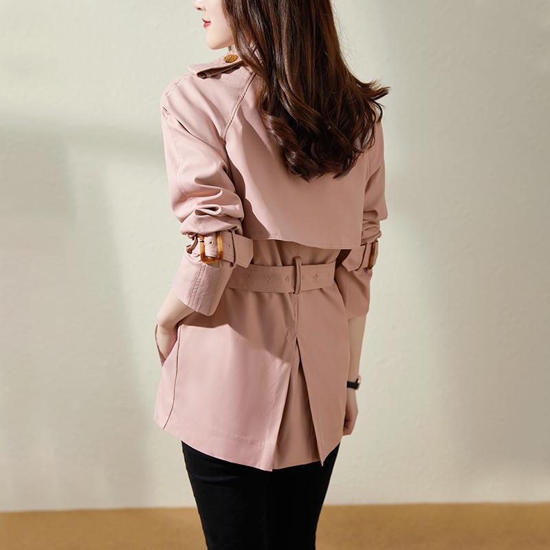 High-quality trench coat women's new spring short small spring thin coat trendy women's clothing