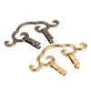 DRELD 1Pc Vintage Brass Antique Picture Painting Mirror Frame Hanger Hanging Hook Bronze Chinese Furniture Hardware 112*42mm