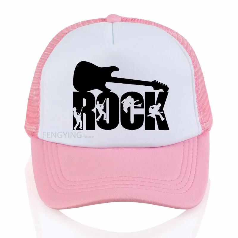 Rockband Baseballkappe Rock Hip Hop Kappe Unisex Snapback Hut Buchstabe Lässig DJ ROCK Dad Hat