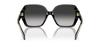 Coach HC8404U CR615 BLACK 56 Women's Sunglasses,