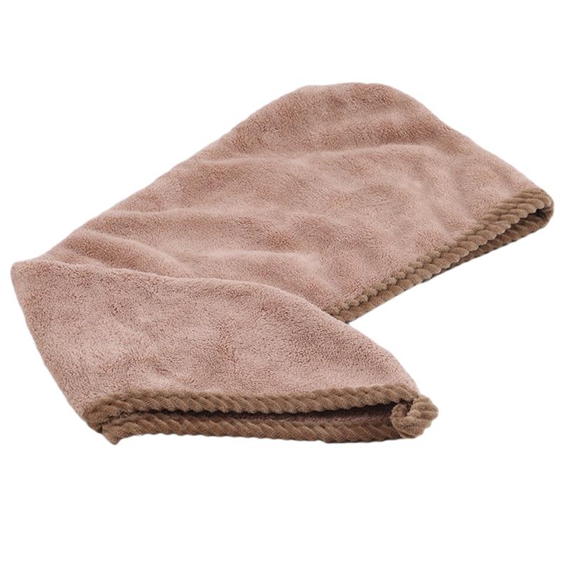 Turban 1Pc Shower Hair Drying Towels Durable Bathroom Solid For Women Hair Drying Cap