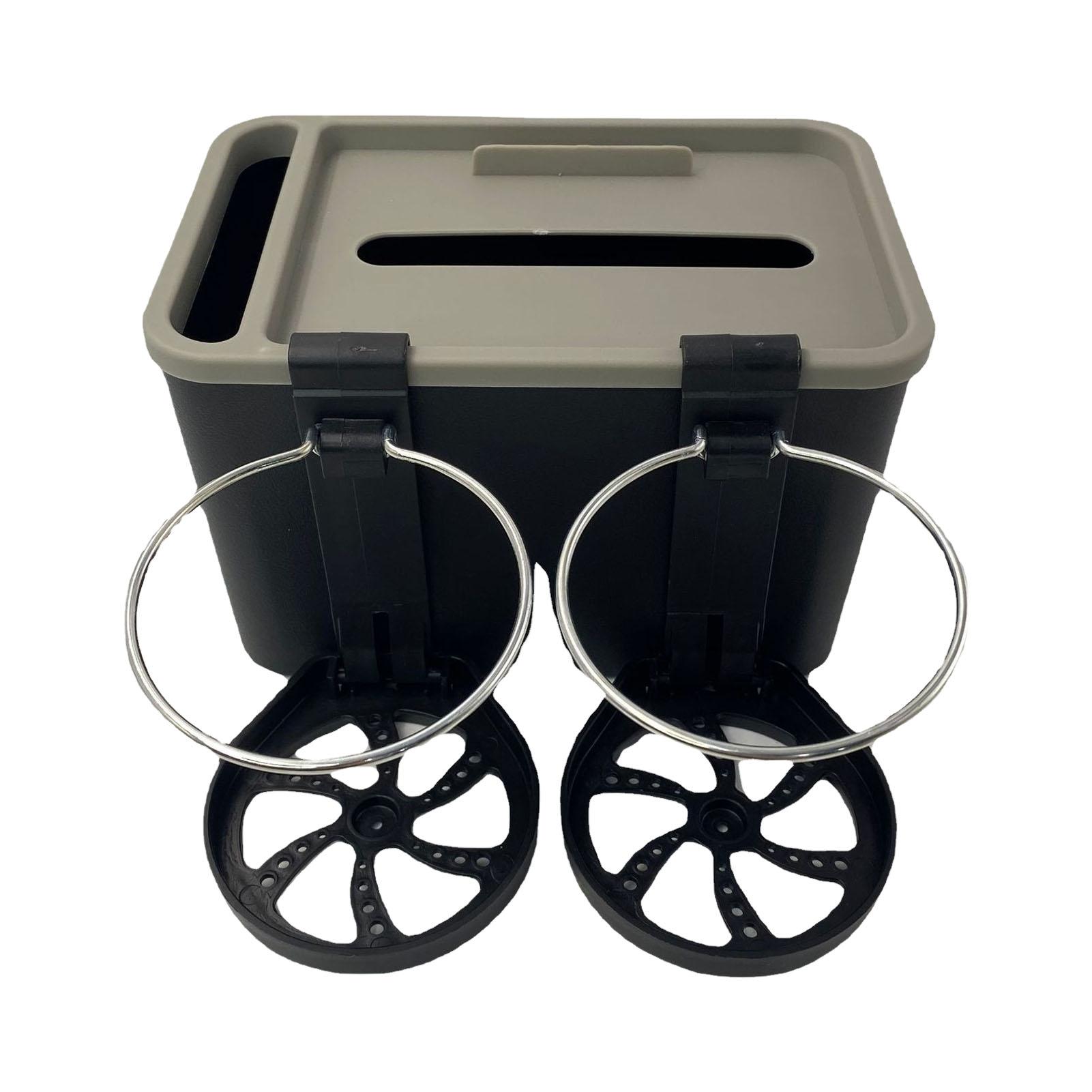 

Car Paper Box Storage Box Water Cup Holder Interior Accessries Storage Multifunctional Car Armrest Box Storage Box Car Styling чёрный