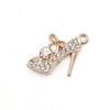 1PCS Shoes Charms Designer Shoe Charm Bling Rhinestone Girl Crystal Diamond Gem Decoration Metal Pearl Crown Shoe Accessories