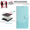 For Realme P3 Pro 5G Case Imprinted Honeycomb RFID Blocking Leather Phone Cover with Strap