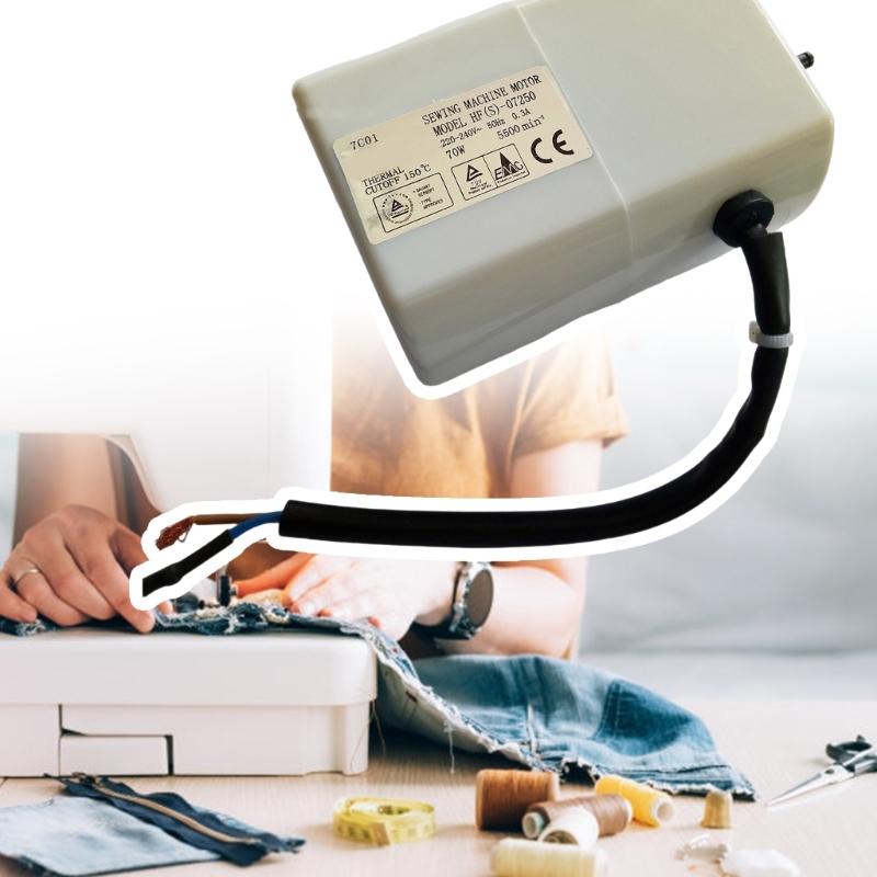 High Performances Household Sewing Machine Motor 70W Low Noise Motor Professional Tailor Sewing Motor Plastic Texture