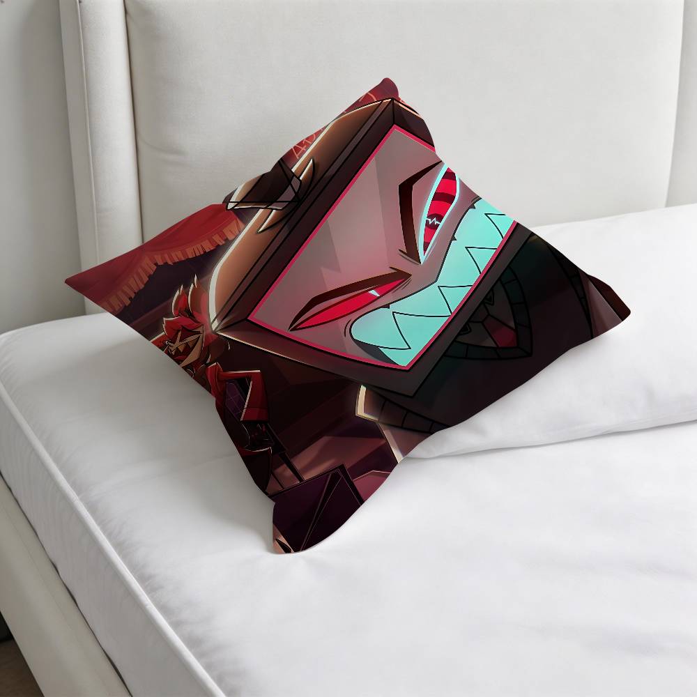 VVOX TTrust US HHazbin Fashion Square Pillow Case Durable Throw Pillow Cover for Sofa Couch Chair