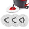 3Pcs Mop Replacement Pads Press Inline Soft Thickened Good Water Absorption Fiber Triangle Mop Replacement Heads for Home