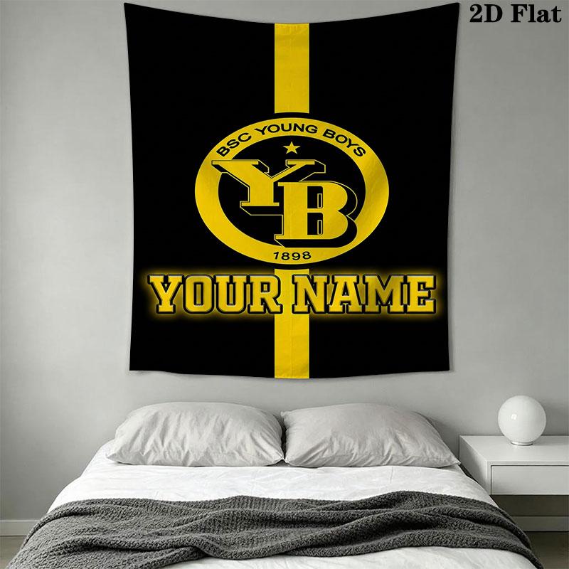Custom Yb Wall Hanging Printed Fabric Blanket Decorative Tapestries for Bedroom Living Room Home Decor