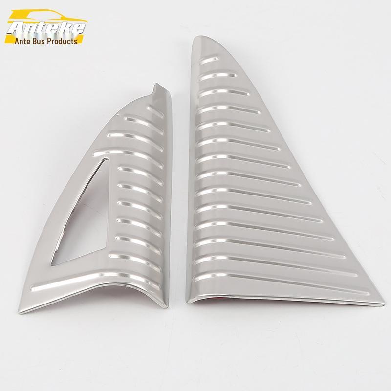 Stainless Steel Front Pillar Trim for 2018 Kia Sportage - A-Pillar Triangle Panel Decoration