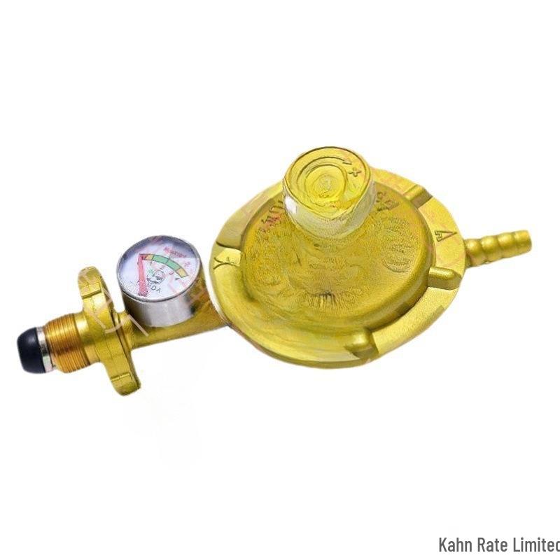 Explosion-Proof Pressure Reducing Valve for Household Gas Cylinders with Gauge