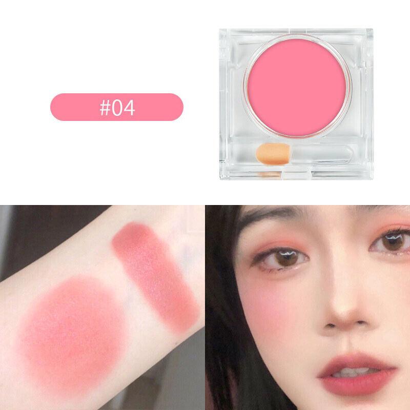 1 Stück Puder Rouge Palette Mineralpuder Langlebig Natürlich Wangenkontur Helles Pfirsichpuder Rouge Kosmetik WBL