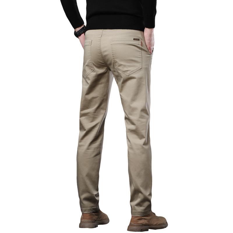 New Mid-waist Straight Business Casual Pants Trousers Men's Simple and Versatile