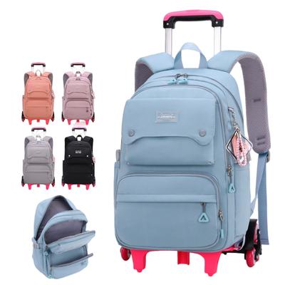 School Rolling Student Backpack 6 Wheels 5117