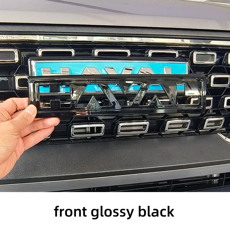 Great Wall Haval Dargo Jolion H5 M6plus İçin Haval H6 Siyah Logolu Amblemler Ön Panjur Bagaj Arka Çıkartma Gövde Dekalı 1 Adet