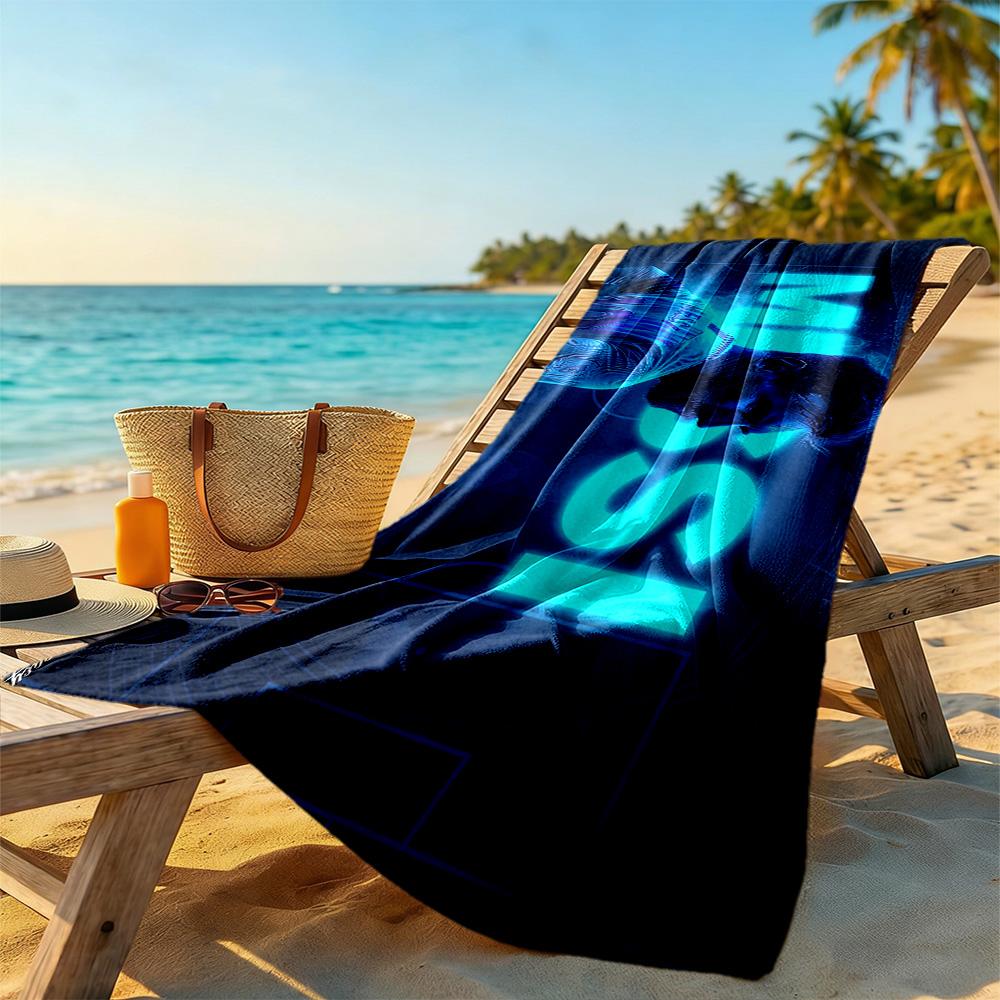 Messi Beach Towel Super Soft & Absorbent Comfortable Lightweight Ideal for Travel, Outdoor, Swim, Pool, Yoga, Surf, Camping, Hiking, Gym, Gift, Holida
