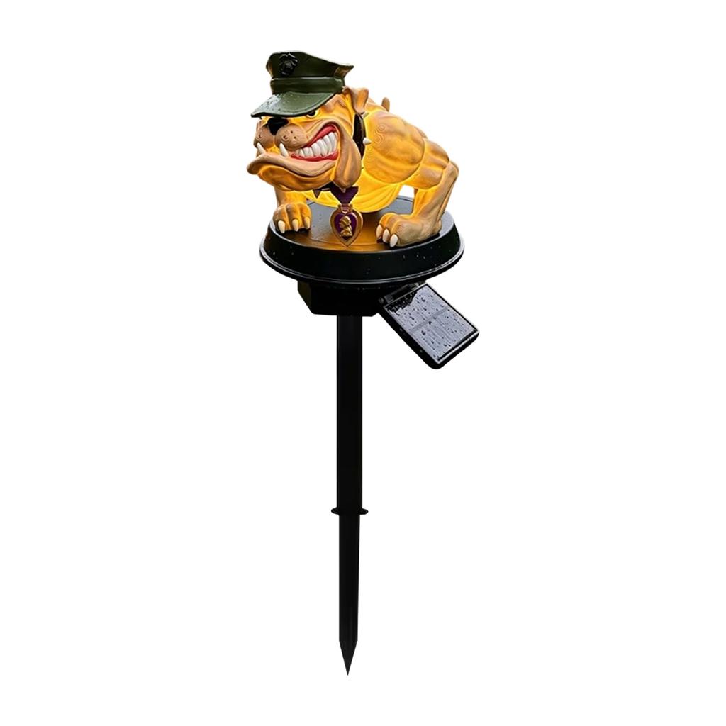 Garden Light Statue for Halloween Outdoor Decoration - Powered Ornament with LED Lights