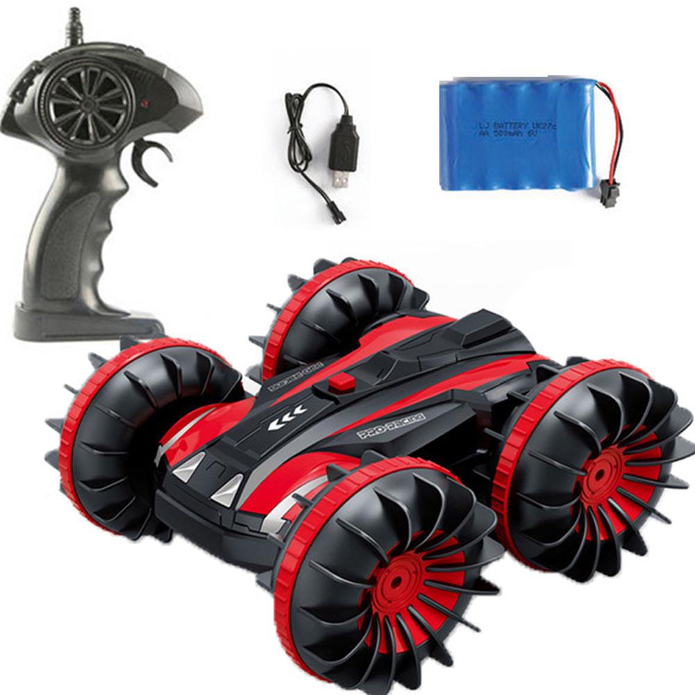 

2.4G градус Амфибия Автомобиль 360 Вращение Танк Двусторонняя toy синий