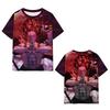 Satoru Gojo Japanese Anime Jujutsu Kaisen T-Shirts 3D Printed Summer Quick Dry Round Neck Short Sleeves for Men Polyester Do Not Fade