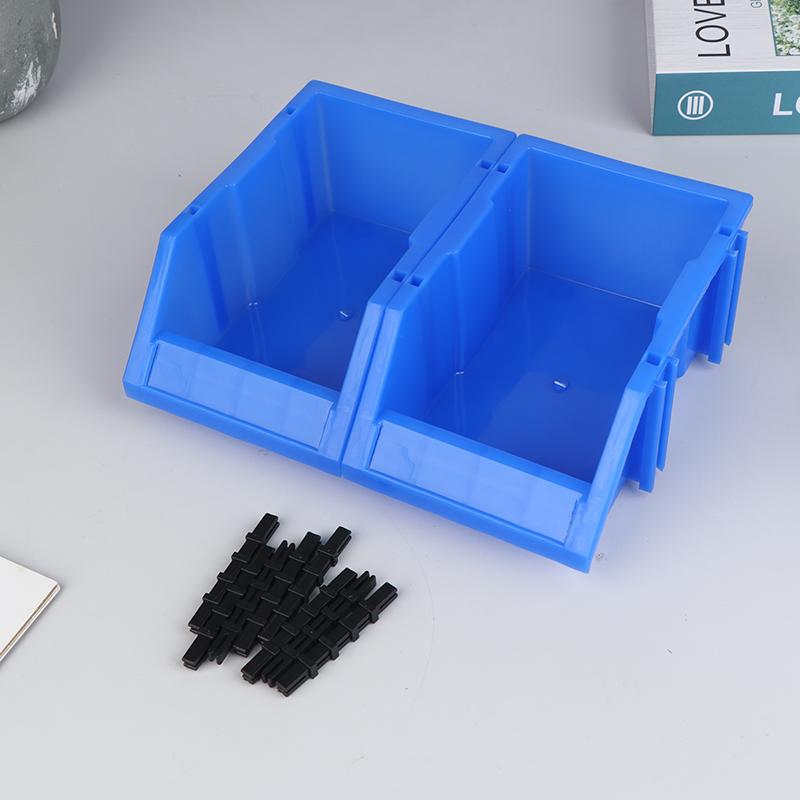 1/2/3Pcs Plastic Stackable Storage Bins Screw Storage Boxes Stackable Bin Parts Storage Organizer Garage Storage Bins