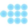 10Pcs Urinal Screens Deodorizer Splash Proof Long Lasting Odor Removal Urinal Mat for Toilet
