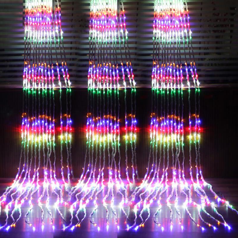 Waterfall LED Curtain String Lights