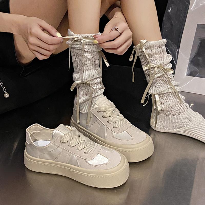 

Новые кроссовки с толстой подошвой и перекрестными ремешками, модные женские кроссовки на весну и лето, удобные повседневные кроссовки на плоской подошве для бега 35