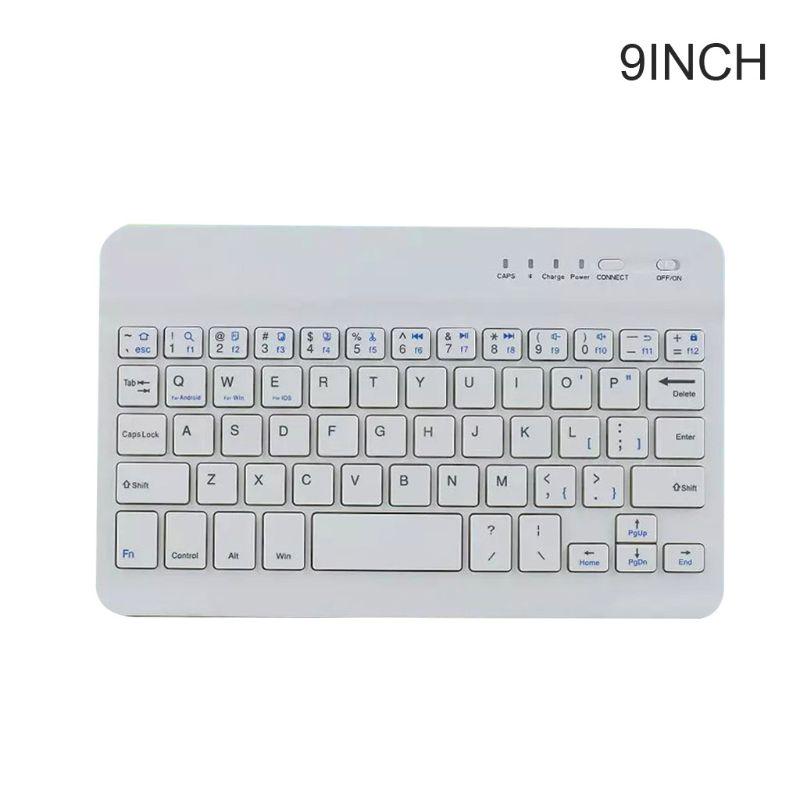 7/9/10 Inches Wireless Bluetooth Lightweight Rechargeable Keyboard Travel Keypad