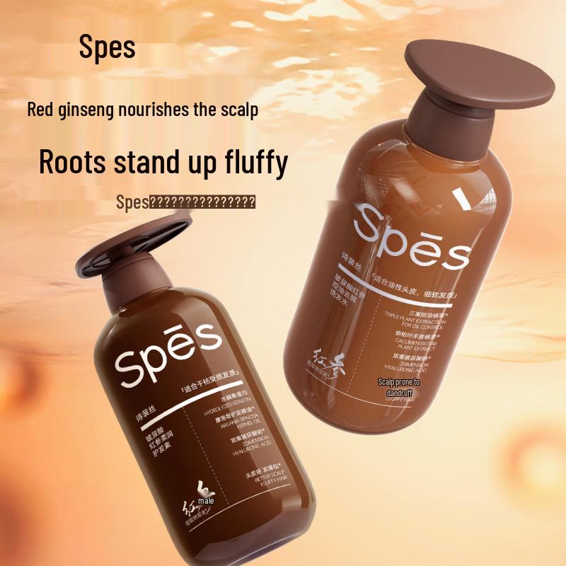 Spes Hyaluronic Acid Red Ginseng Oil Control Anti-Dandruff Shampoo
