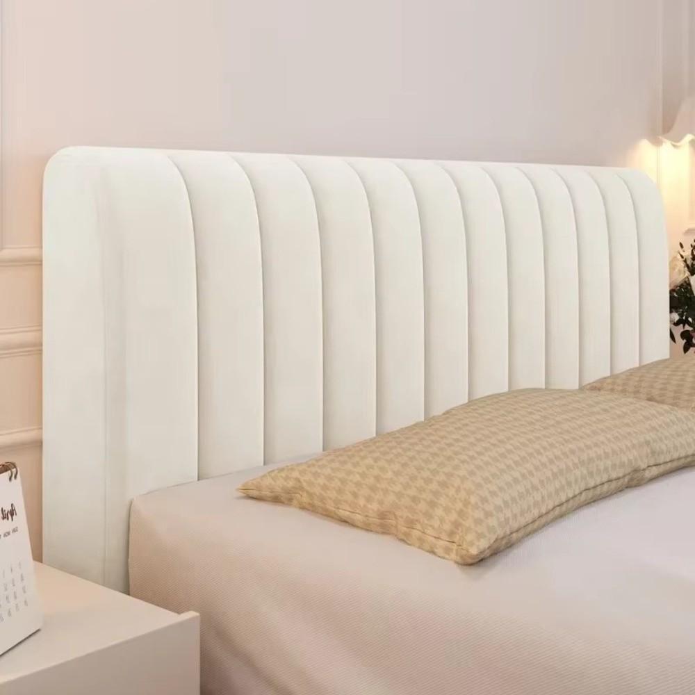 Simple Style Solid Color Headboard Velvet Texture Washable Headboard Cover Headboard Cover  Home