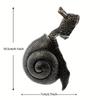 Vintage Climbing Snail Flower Pot Resins Ornaments Mini Snail Figurine Collection Decoration Home Garden Courtyard Art Ornaments