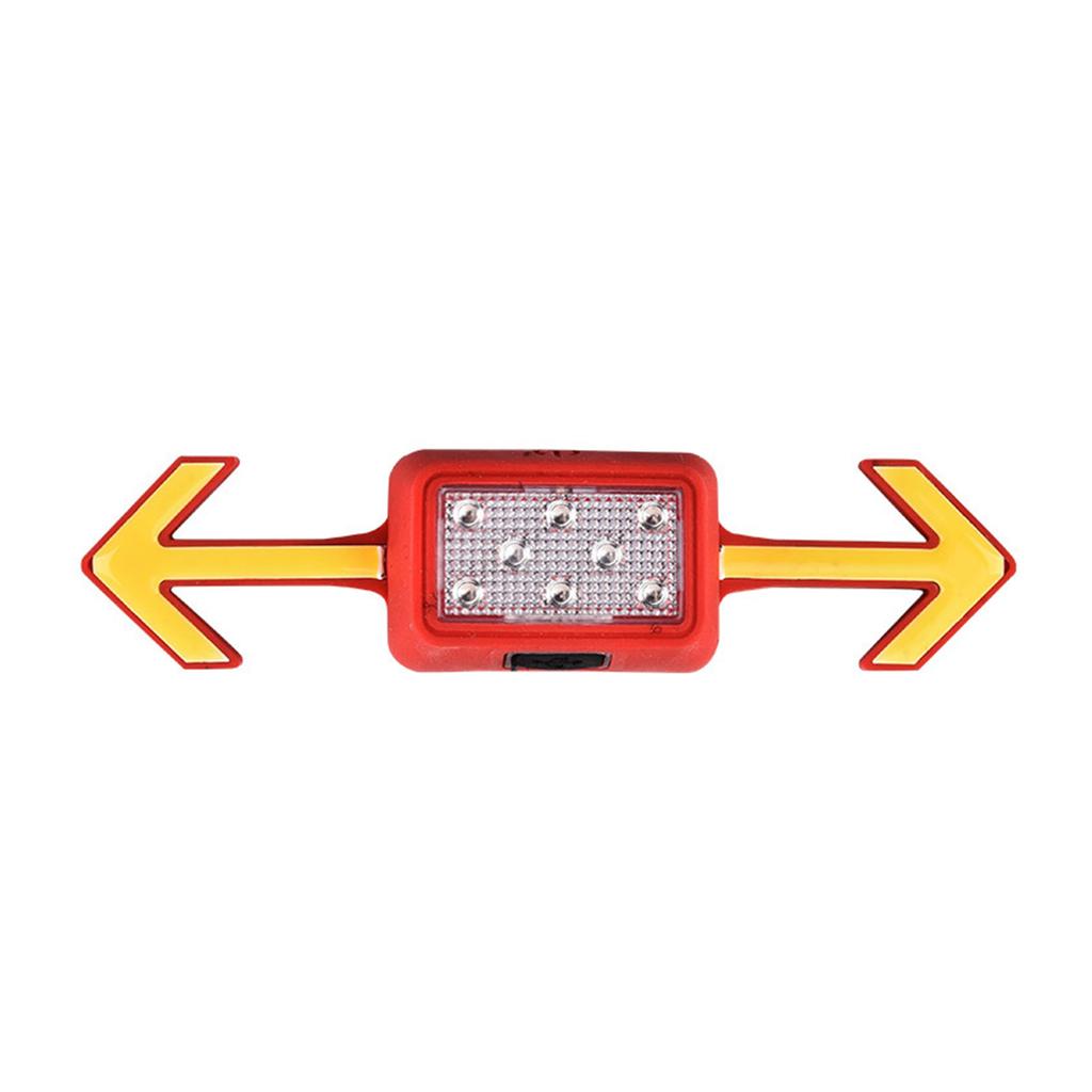 LED Bicycles Helmets Turn Signal Light Cycling Safety Light Wireless Warning Light Rechargeable Bicycles Taillight