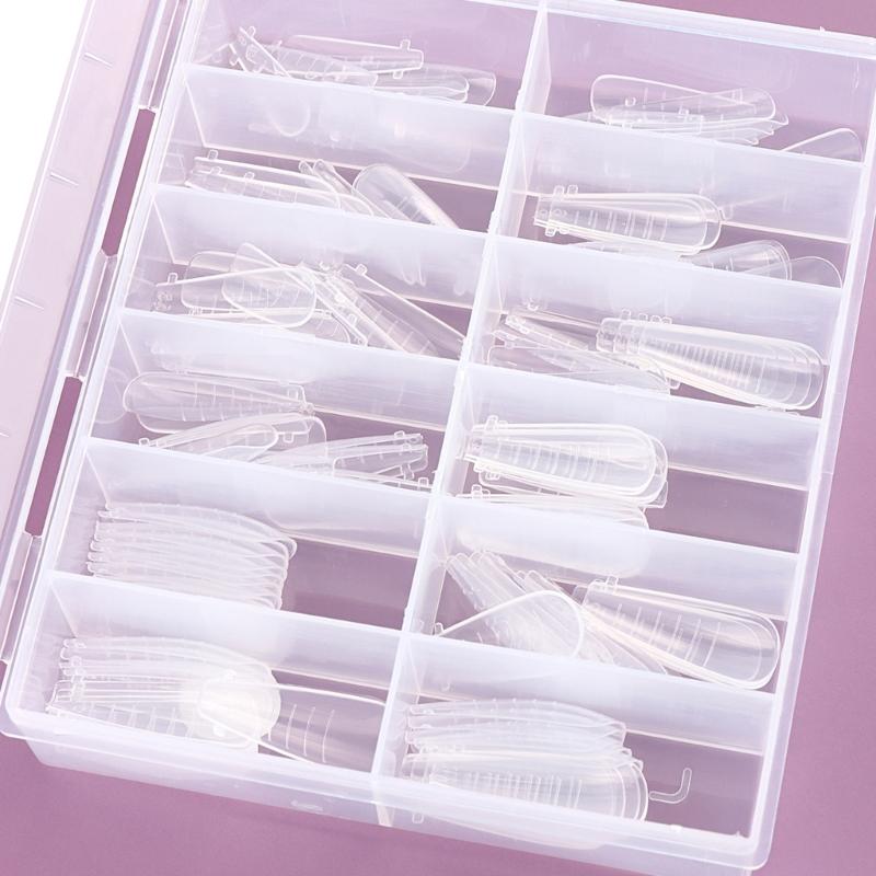 Poly-Extension Gel Dual Nail Form Builder Nail Gel Nail Molds Oval False Nail Tips for Gel Manicure Nail Art Designs