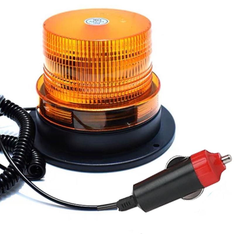 High Brightness LED Flashing Light, Automotive Engineering Vehicle Trailer, School Light Warning, Road Opening Strong Magnetic C