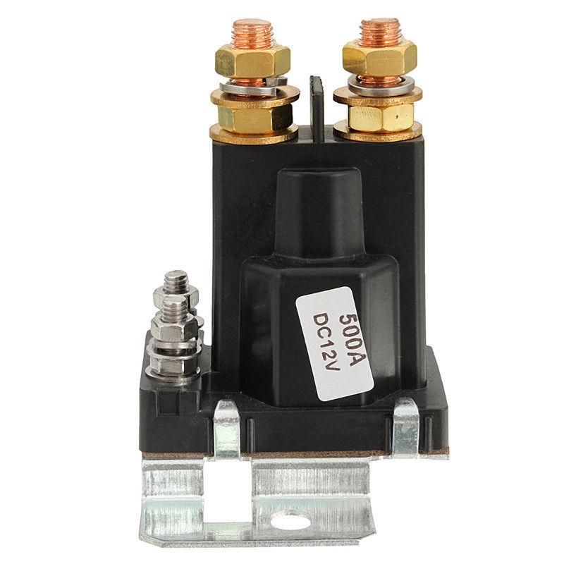 12V 500A 4-Pin High Current Car Start Relay with Auto Shut-Off