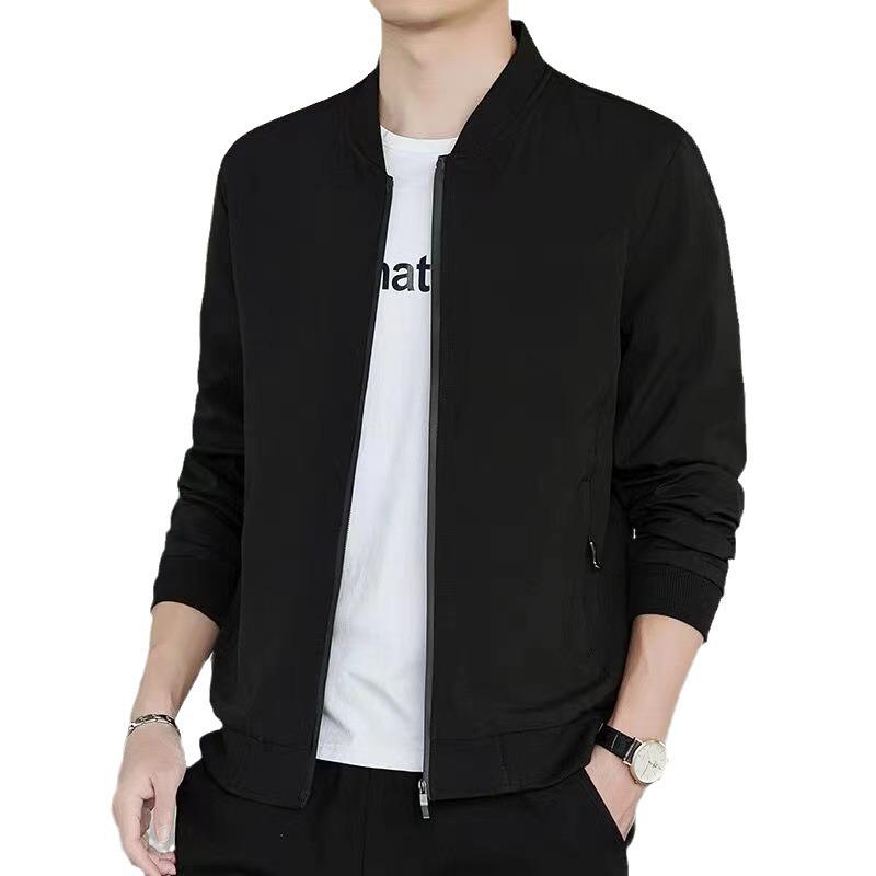 2024 Men's Spring/Autumn Outdoor Sports Casual Baseball Collar Jacket