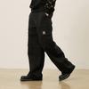 New MLB New York Yankees FW24 Cargo Pants Unisex Black 3AWPCN246-50BKS