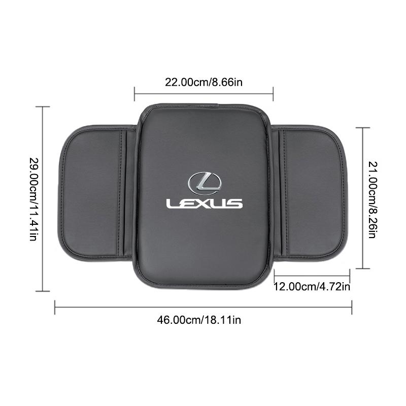 lexus Car Armrest Pad Center Console Arm Rest Box Cover Protective Mat For GX460 ES300h IS250 UX ES350 LX470 LX600 IS300h LX570