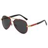 TEMU Men's Polarized Aviator Sunglasses - Metal Frame, Retro Large Design for Driving