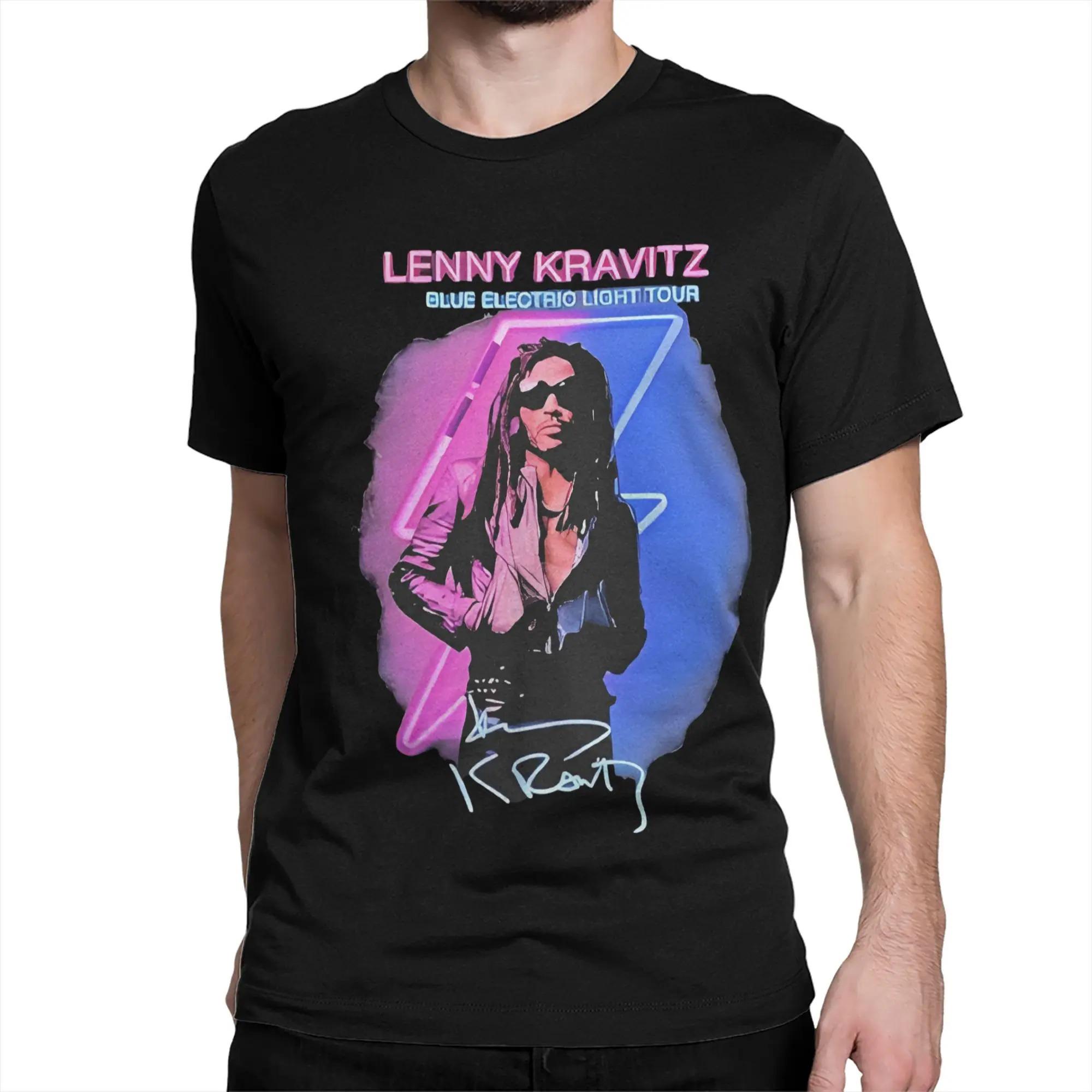 Bestselling Lenny Kravitz 2026 Concert Poster Print TShirt Unisex New Oversized Casual High Street Harajuku Style Fashion S