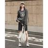 Demana Zero-Pressure Cloud Cotton Spring Retro Print Loose Sweatshirt