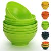 Evanda Set of Light 500ml Unbreakable Dishes and PP Plastic and Perfect for and Heat and Cold Microwave and Dishwasher Safe Bowls, 8, Green, & 1000ml,