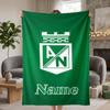 Atletico Nacional Individuelle Flanelldecken Weich Warm Gemütlich Überwürfe für Wohnkultur Feiertagsgeschenke
