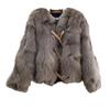Winter new Toka imitation fox fur light fur short cotton warm jacket women's top