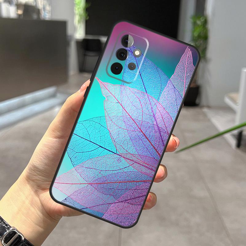 Colorful Leaves Case For Samsung Galaxy A32 A12 A22 A52 A35 A26 A16 A05 A55 A15 A54 A34 A14 A56 A36 A13 A53