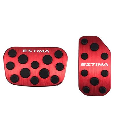 BOYOUS Toyota Estima 50 Series Aluminum Pedal No Tools Required ESTIMA Specially Designed Brake Accelerator Cover Scratch Resistant Stain Resistant